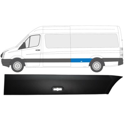 Boční lišta zadního blatníku na Volkswagen Crafter 2005-2017 / Levá 13827