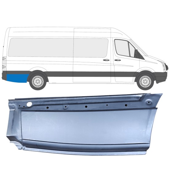 Lem zadního blatníku na Volkswagen Crafter 2005-2017 / Pravá 13451