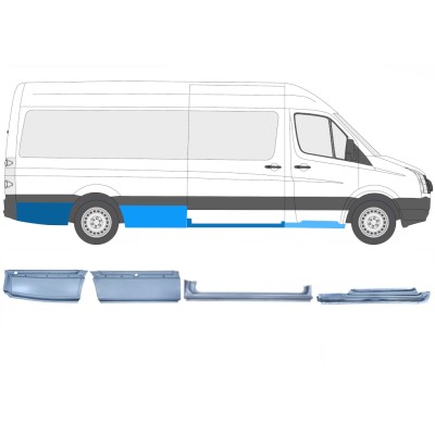 Opravný plech sada na Volkswagen Crafter 2005-2017 / Pravá / 14504
