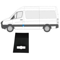 Přední boční lišta na Volkswagen Crafter 2005-2017 / Levá 13688