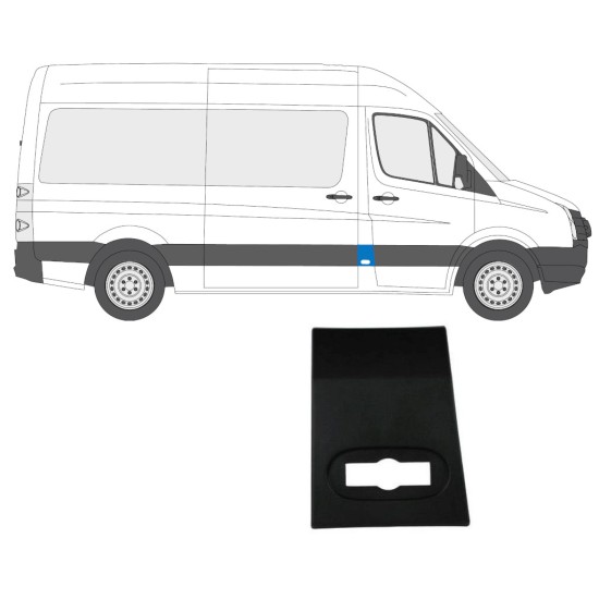 Přední boční lišta na Volkswagen Crafter 2005-2017 / Pravá 13689