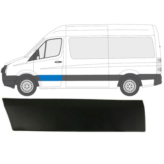 Lišta předních dveří na Volkswagen Crafter 2005-2017 / Levá 13686
