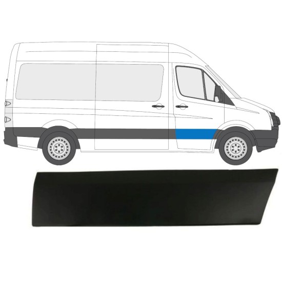 Lišta předních dveří na Volkswagen Crafter 2005-2017 / Pravá 13687