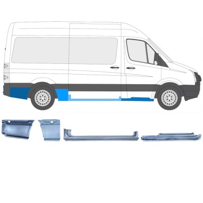 Opravný plech sada na Volkswagen Crafter 2005-2017 / Pravá / 14502