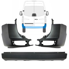 Zadní nárazník na Volkswagen Crafter 2005-2017 / Sada 15554