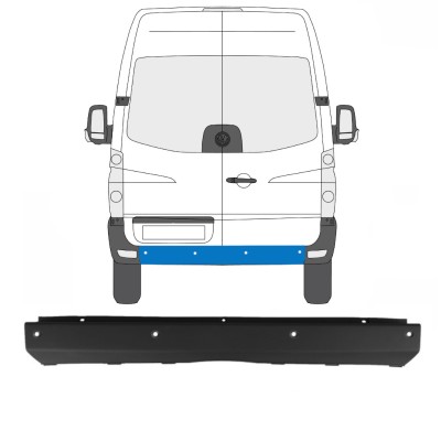 Zadní nárazník PDC na Volkswagen Crafter 2005-2017 15551