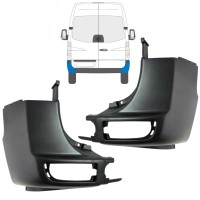 Zadní roh nárazníku na Volkswagen Crafter 2005-2017 / Levá+Pravá / Sada 15549