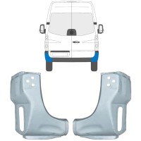 Opravný plech zadního rohu na Volkswagen Crafter 2005-2017 / Levá+Pravá / Sada 15507
