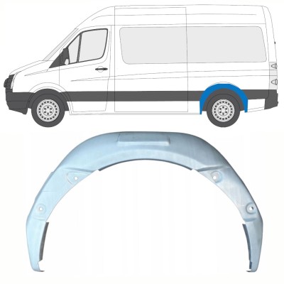 Vnitřní oprava zadního blatníku na Volkswagen Crafter 2005-2017 / Levá 13898