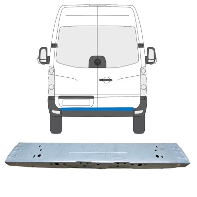 Opravný panel zadní na Volkswagen Crafter 2005-2017 14239