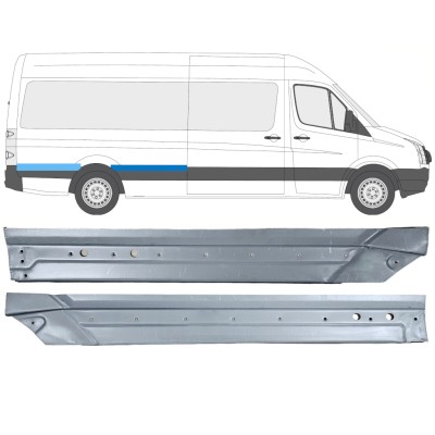Lem zadního blatníku na Volkswagen Crafter 2005-2017 / Pravá / Sada 14499