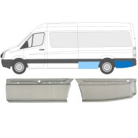 Lem zadního blatníku na Volkswagen Crafter 2005-2017 / Levá / Sada 14127