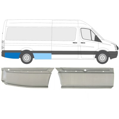 Lem zadního blatníku na Volkswagen Crafter 2005-2017 / Pravá / Sada 14128