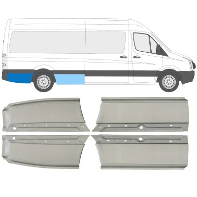Lem zadního blatníku na Volkswagen Crafter 2005-2017 / Sada 14486