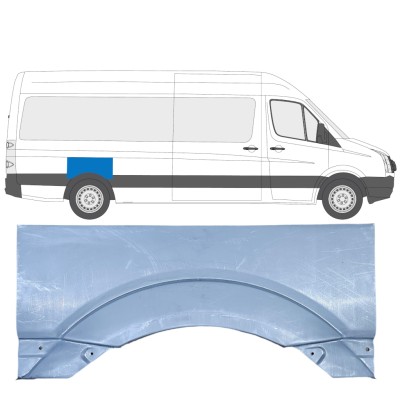 Lem zadního blatníku na Volkswagen Crafter 2005-2017 / Pravá 13440