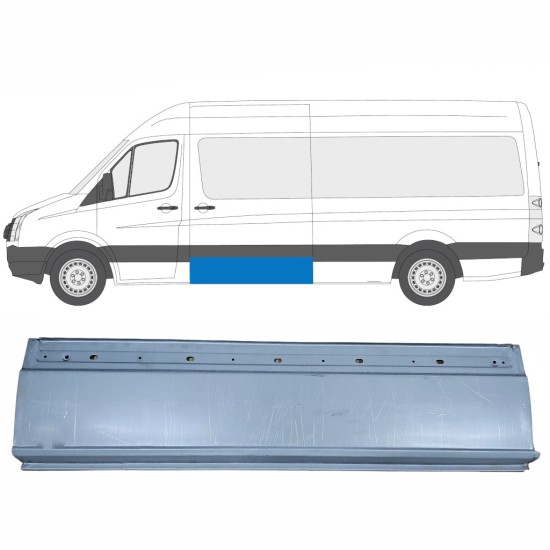 Opravný plech boku na Volkswagen Crafter 2005-2017 / Levá 13502