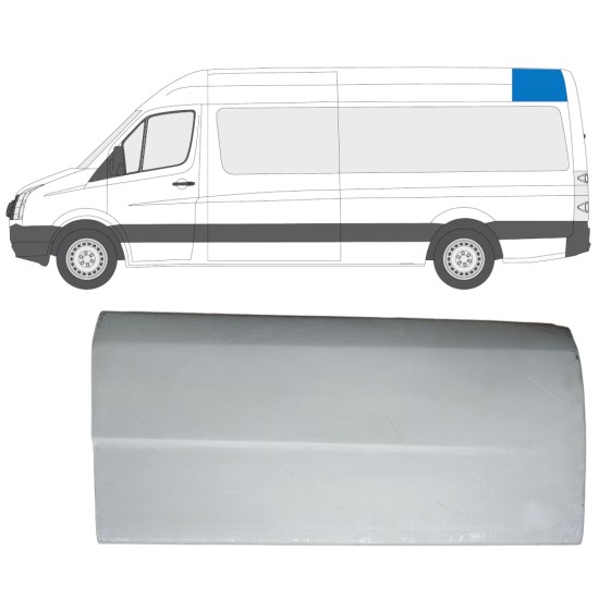 Opravný plech střechy na Volkswagen Crafter 2005-2017 / Levá 13841
