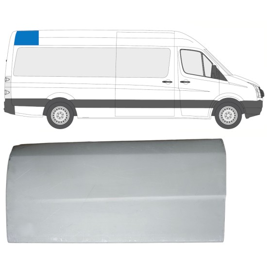 Opravný plech střechy na Volkswagen Crafter 2005-2017 / Pravá 13840