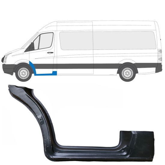 Opravný plech prahu předních dveří na Volkswagen Crafter 2005-2017 / Levá 13449