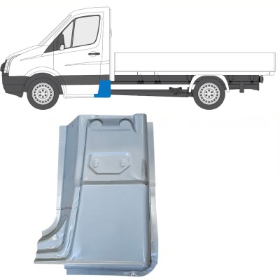 Opravný plech zadního rohu na Volkswagen Crafter 2005-2017 / Levá 15503