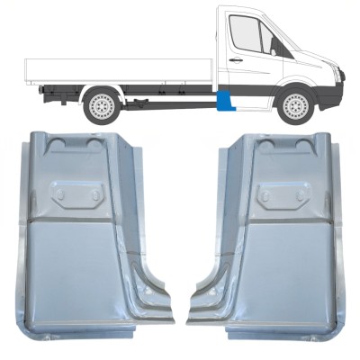 Opravný plech zadního rohu na Volkswagen Crafter 2005-2017 / Levá+Pravá / Sada 15504