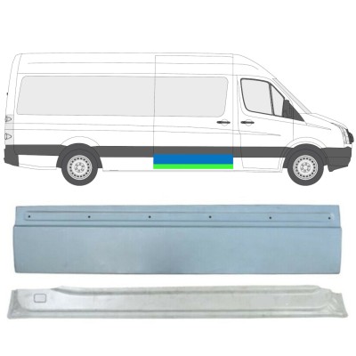 Opravný plech posuvných dveří na Volkswagen Crafter 2005-2017 / Pravá / Sada 13474