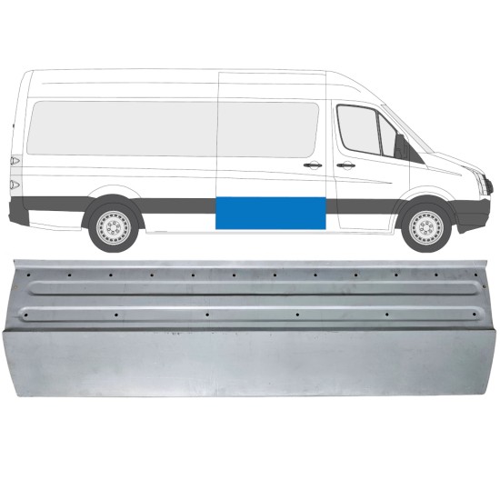 Opravný plech posuvných dveří na Volkswagen Crafter 2005-2017 / Pravá 14315