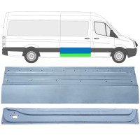 Opravný plech posuvných dveří vnitřní + vnější na Volkswagen Crafter 2005-2017 / Pravá / Sada 14319