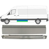 Opravný plech posuvných dveří na Volkswagen Crafter 2005-2017 / Levá / Sada 14198