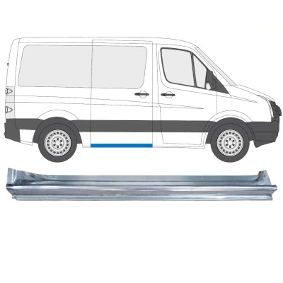 Opravný plech prahu posuvných dveří na Volkswagen Crafter 2005-2017 / Pravá 14374