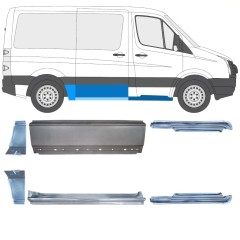 Opravný plech sada na Volkswagen Crafter 2005-2017 / Levá+Pravá / 15590