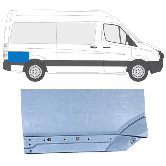 Lem zadního blatníku na Volkswagen Crafter 2005-2017 / Pravá 14201
