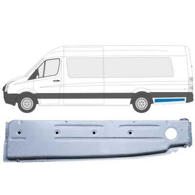 Vnitřní opravný plech zadního blatníku na Volkswagen Crafter 2005-2017 / Levá 14376