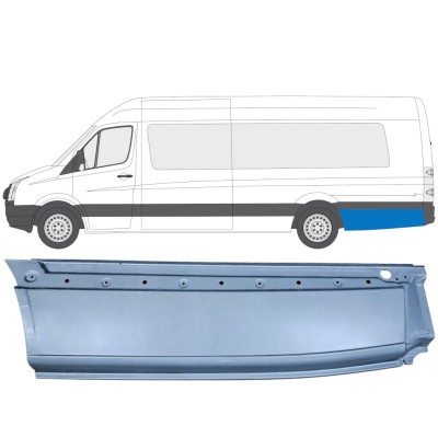Lem zadního blatníku na Volkswagen Crafter 2005-2017 / Levá 13431