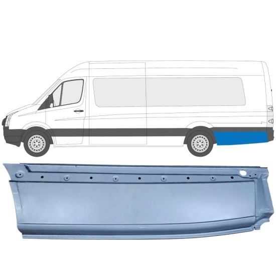 Lem zadního blatníku na Volkswagen Crafter 2005-2017 / Levá 13431
