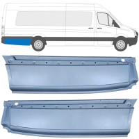 Lem zadního blatníku na Volkswagen Crafter 2005-2017 / Levá+Pravá / Sada 14359