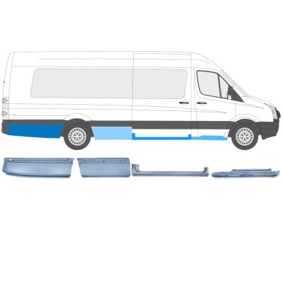 Opravný plech sada na Volkswagen Crafter 2005-2017 / Pravá / 14506