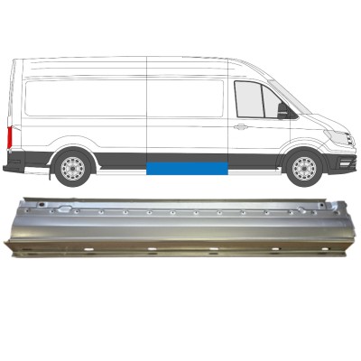 Opravný plech boční stěny na Volkswagen Crafter 2017- / Pravá 14625