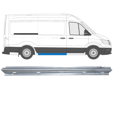 Opravný plech prahu posuvných dveří na Volkswagen Crafter 2017- / Pravá 14626