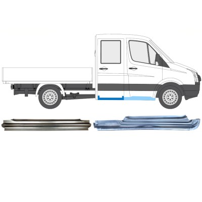 Opravný plech sada na Volkswagen Crafter 2005-2017 / Pravá / 15536