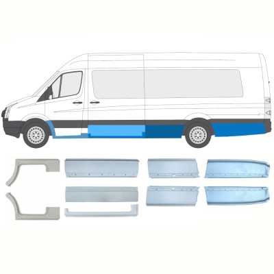 Opravný plech sada na Volkswagen Crafter 2005-2017 / Levá+Pravá / 15540