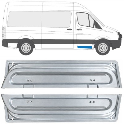 Opravný plech předních dveří vnitřní na Volkswagen Crafter 2005-2017 / Levá+Pravá / Sada 17058