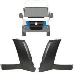 Lišta pod světlometem na Volkswagen Crafter 2005-2011 / Levá+Pravá / Sada 16856