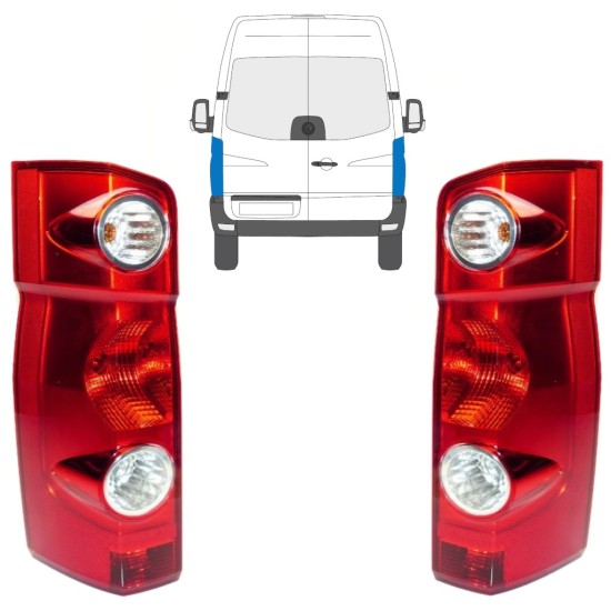 Zadní lampa na Volkswagen Crafter 2005-2017 / Levá+Pravá / Sada 15574