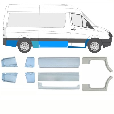 Opravný plech sada na Volkswagen Crafter 2005-2017 / Levá+Pravá / 15541
