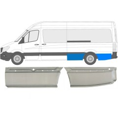 Lem zadního blatníku na Mercedes Sprinter 2006-2018 / Levá / Sada 10514