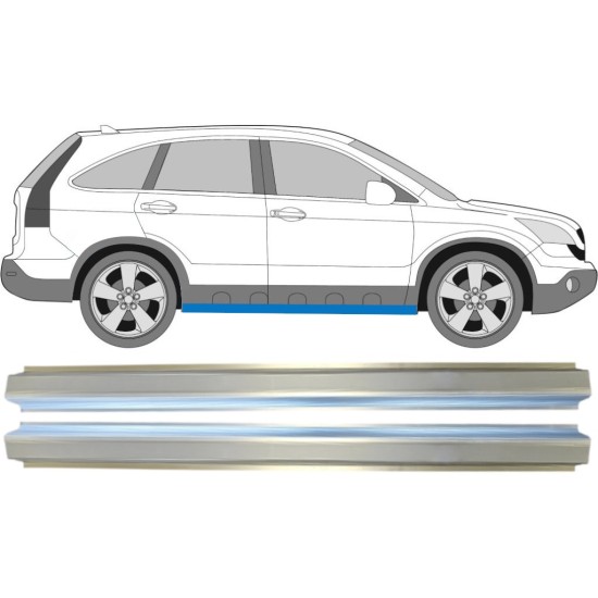 Opravný plech prahu na Honda CR-V 2006-2011 / Levá+Pravá / Sada 14771 Opravný plech prahu na Honda CR-V 2006-2011 / Levá+Pravá / Sada 14771