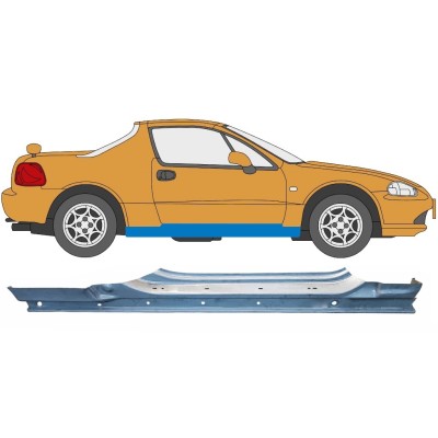Kompletní práh na Honda Civic Del Sol 1992-1998 / Pravá 6185