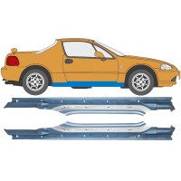 Kompletní práh na Honda Civic Del Sol 1992-1998 / Levá+Pravá / Sada 10537