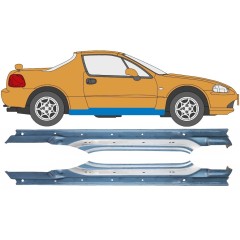 Kompletní práh na Honda Civic Del Sol 1992-1998 / Levá+Pravá / Sada 10537